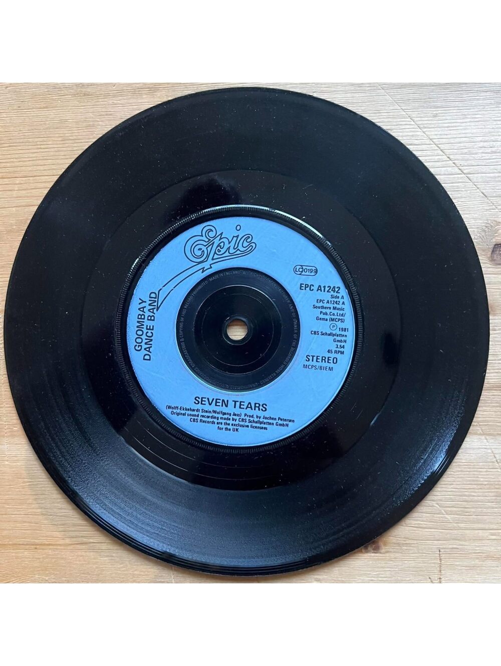 Goombay Dance Band - Seven Tears/Mama Coco 45rpm VG+ R19